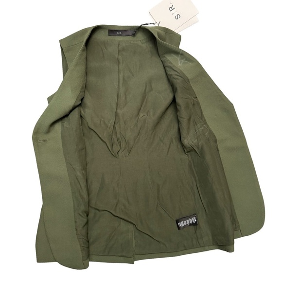 Sir The Label Gilles Vest Olive Green XS Sleeveless Blazer Top NWT Structured - Picture 6 of 16